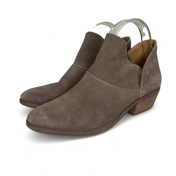 Lucky Brand Shoes - Lucky brand Grey suede ankle boots 8